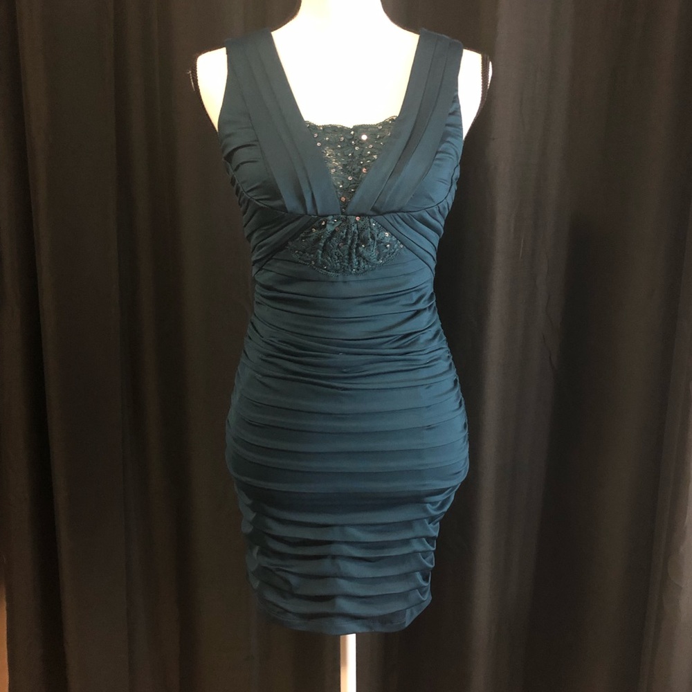 Teal Bandage Dress